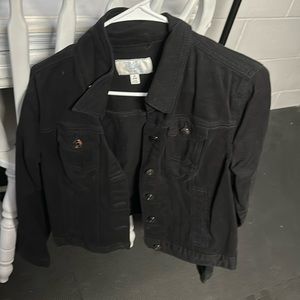 Black Jean Jacket